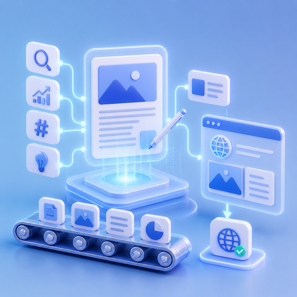 blog content generation + auto posting