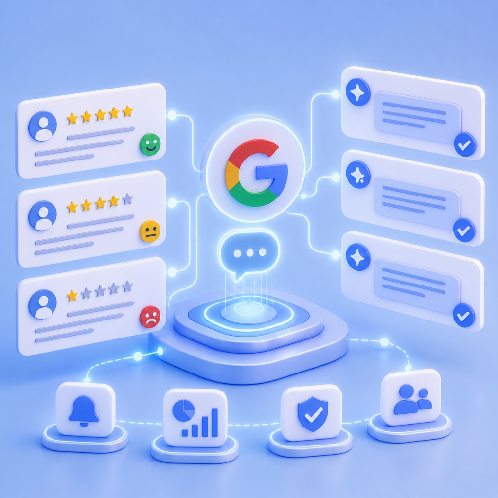 google reviews reply automation